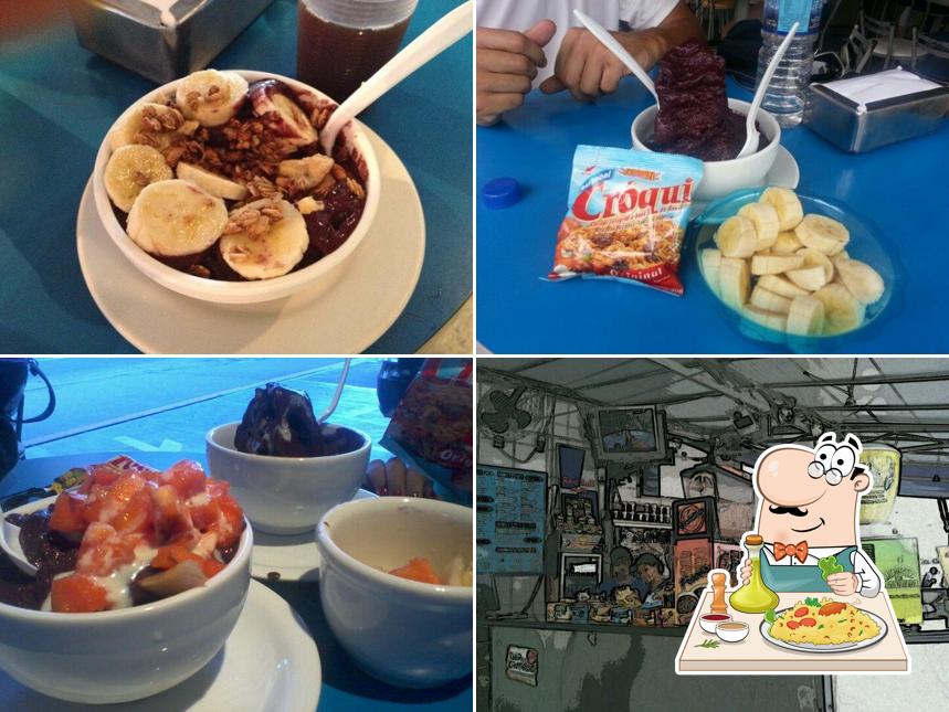 Platos en Posto do Açai