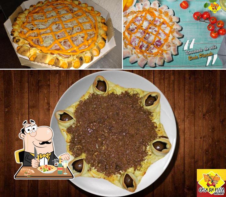 Comida em Casa da pizza Delivery