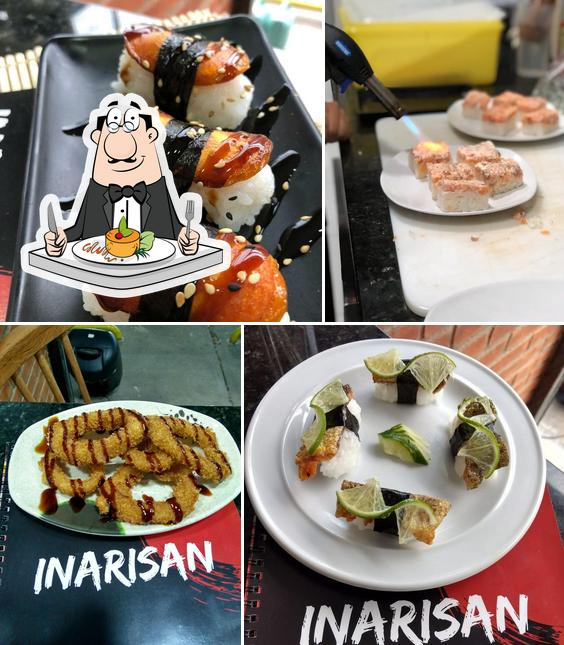 Platos en Inarisan Sushi Delivery