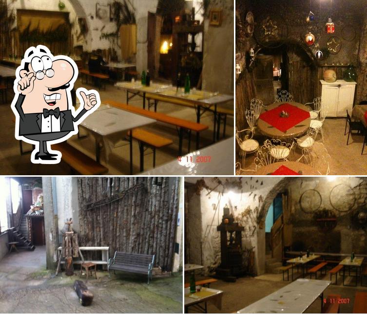 Gli interni di Cantina La Stoppa