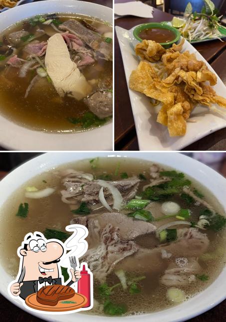 Try out meat meals at Pho Hoan