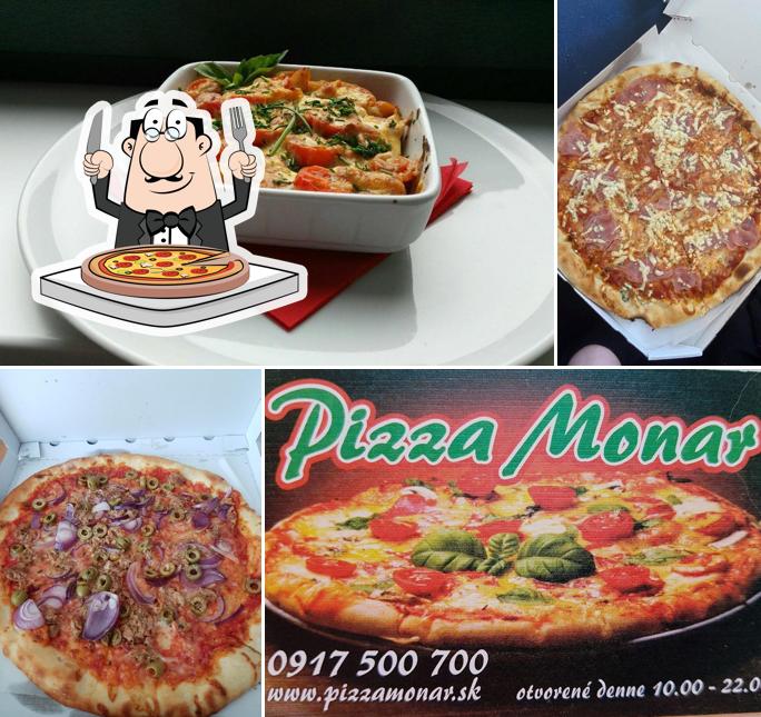 Prenez des pizzas à Pizza Monar