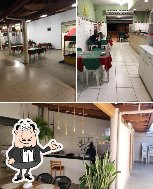 O interior do Pizza Z - Jd. Nova Esperança