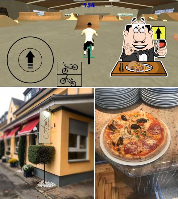 Try out pizza at Ristorante amici wesseling