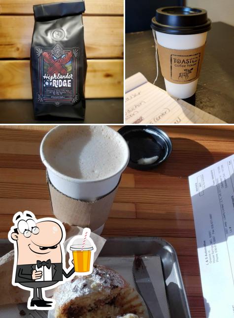 Enjoy a beverage at Toasted Coffee House