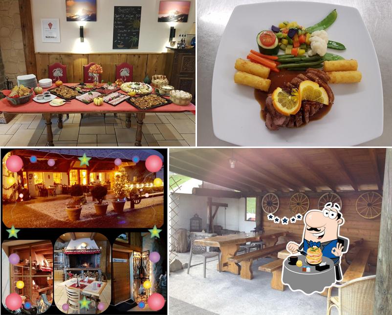 Cibo al Auberge de La Loue