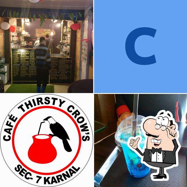The interior of Cafe Thirsty Crow's