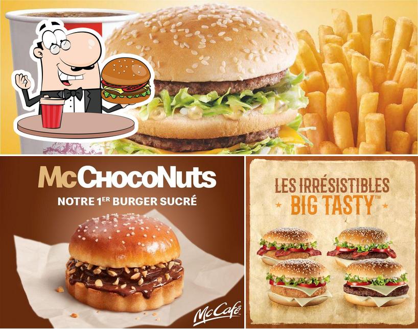 Commandez un hamburger à McDonald's Echirolles Comboire