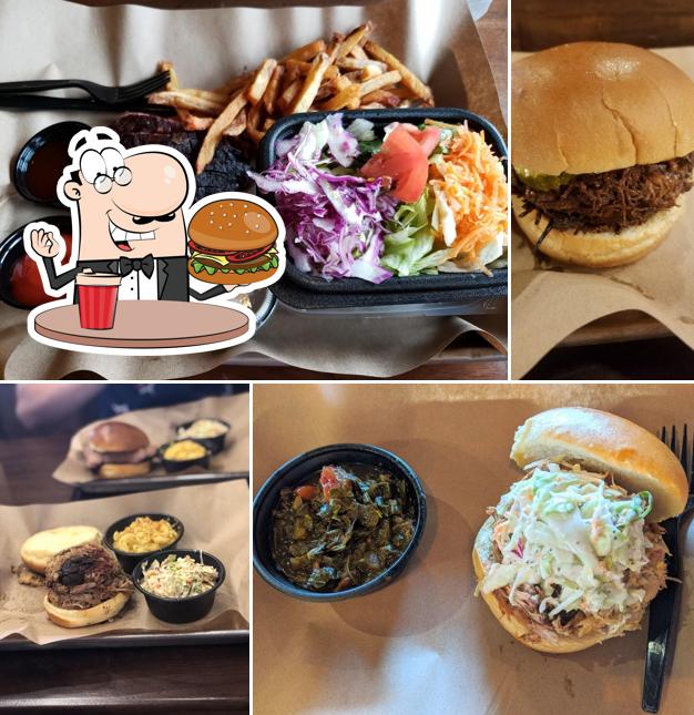 Try out a burger at MISSION BBQ