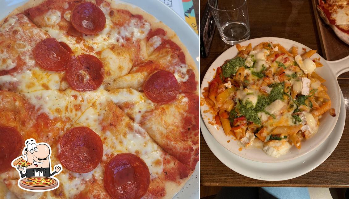 Try out pizza at Prezzo Italian Restaurant Hailsham