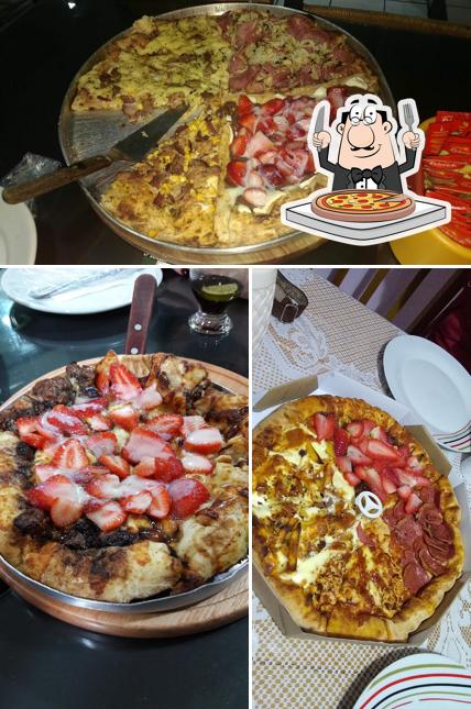Experimente pizza no Pizzaria Canttone