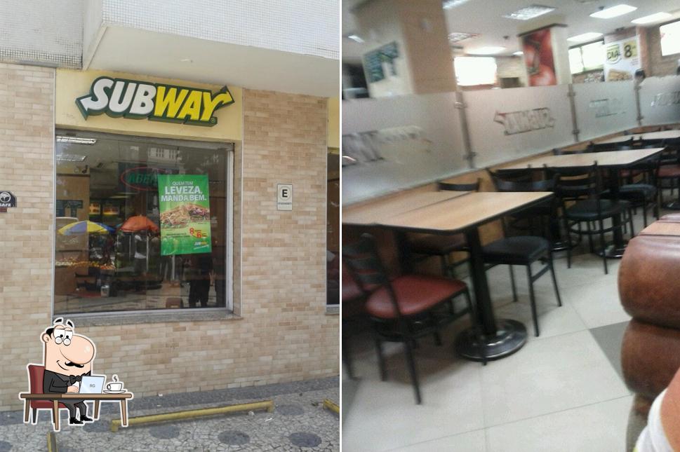 Veja imagens do interior do Subway