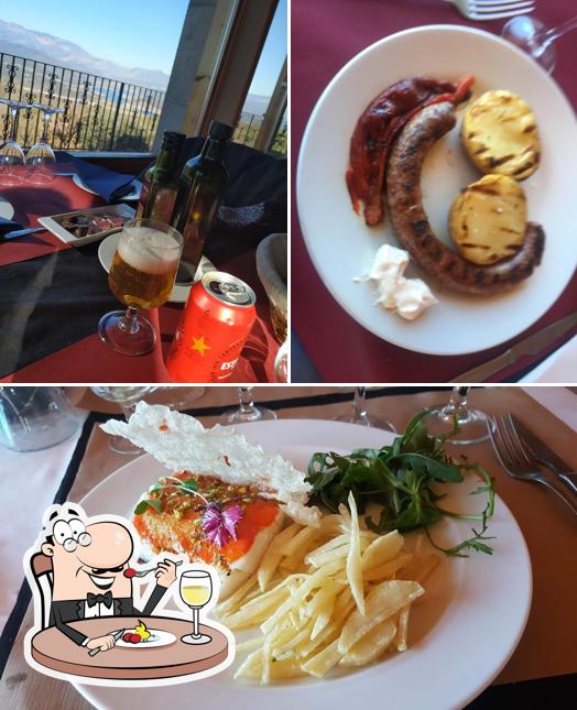 The image of food and beer at Restaurant Mirambell