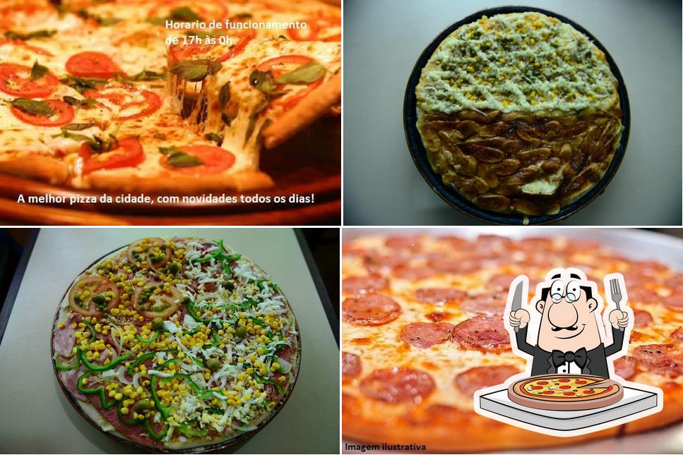 Experimente diversos tipos de pizza