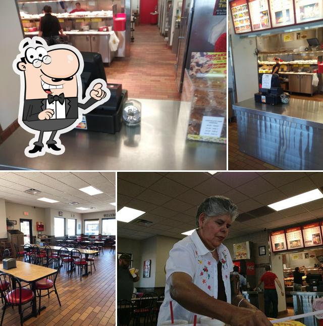 The interior of Chicken Express of Ardmore