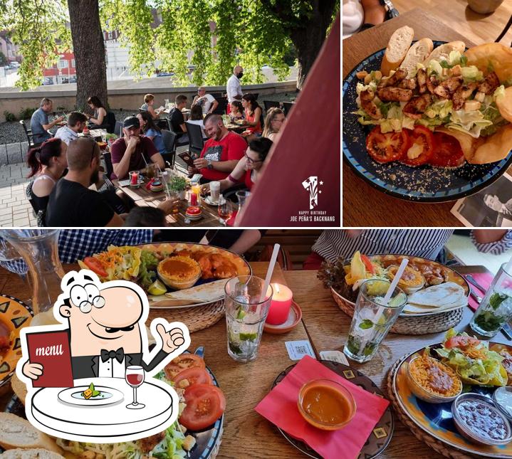 Joe Peña's Backnang restaurant, Backnang Restaurantspeisekarten und