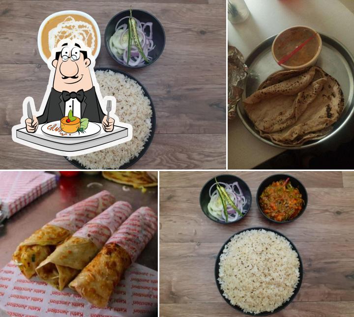 Meals at Kathi Junction Restaurant