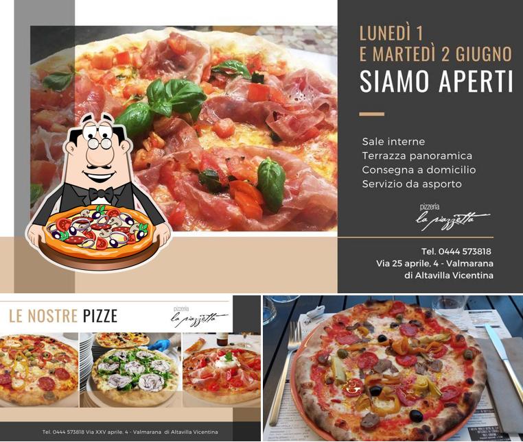 Scegli una pizza a Pizzeria La Piazzetta