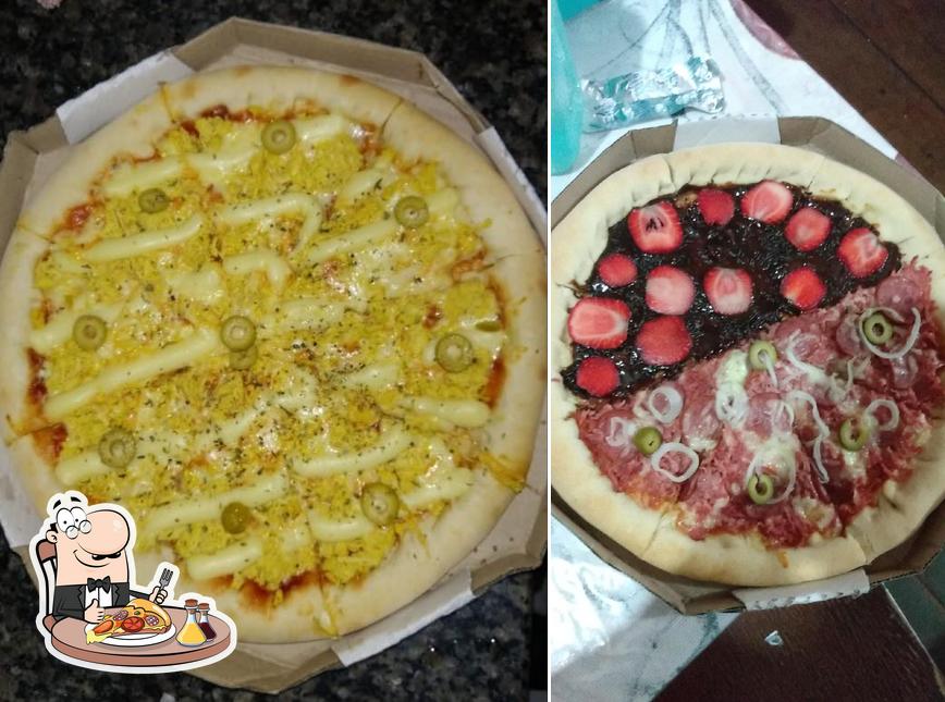 Consiga diferentes variedades de pizza