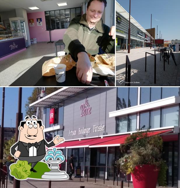 La photo de la extérieur et intérieur concernant Boulangerie La Petrie