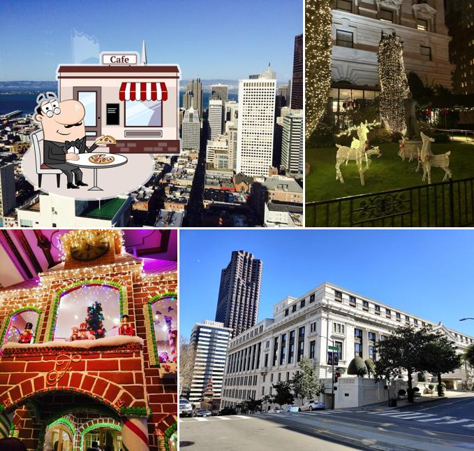 Enjoy the view at the outside area of Fairmont San Francisco