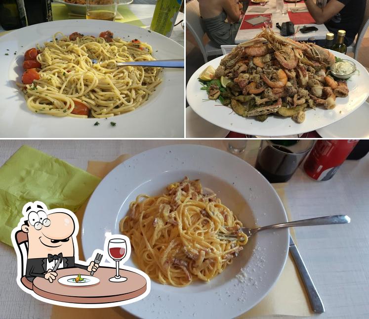 Cibo al Ristorante il gabbiano