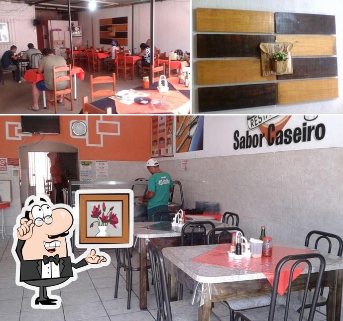 Veja imagens do interior do Sabor Caseiro