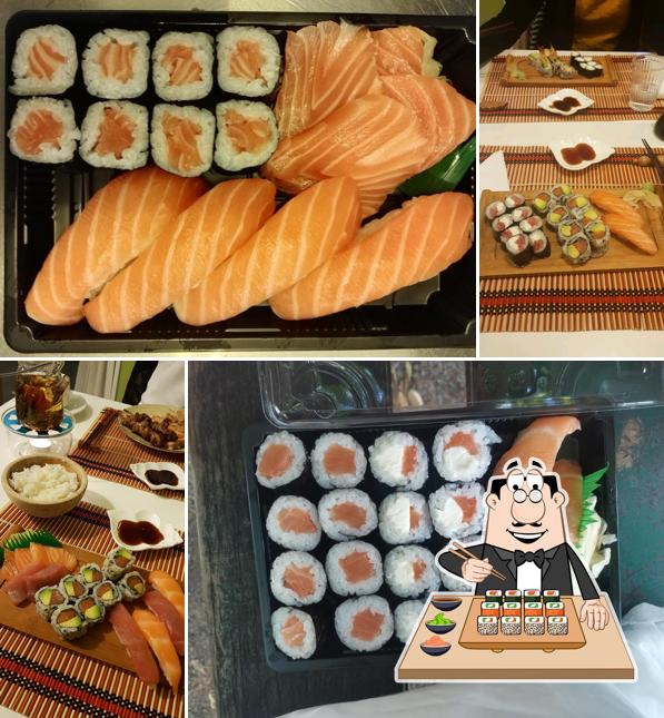 A Sushi Time, vous pouvez essayer des sushis