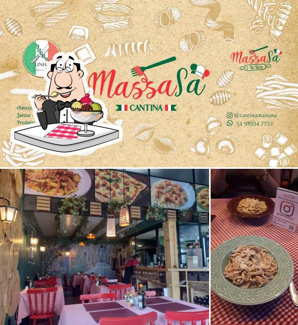 Cantina Massasá oferece uma gama de pratos doces