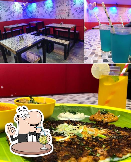 Among various things one can find drink and interior at Fully Biryani