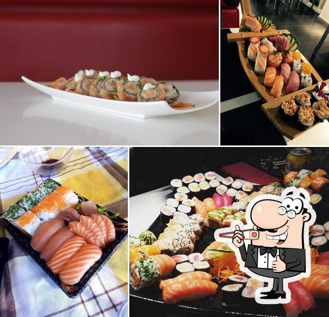 Experimente diversas opções de sushi