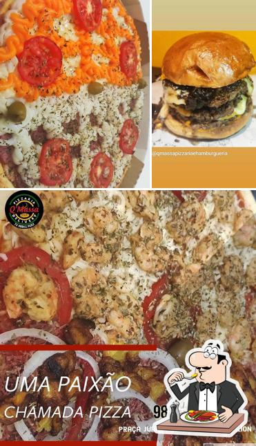 Platos en Q'massa Pizzaria & Hamburgueria