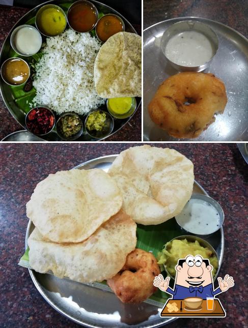 Food at Sri Saravana Bhavan