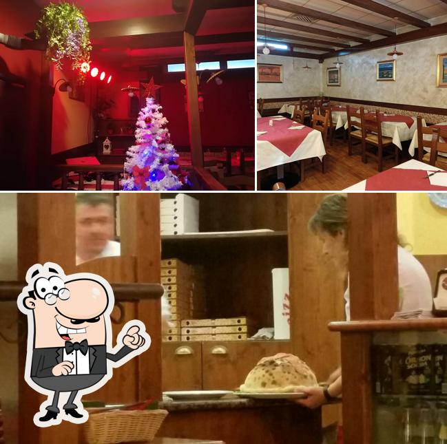 La interni e esterno del ristorante