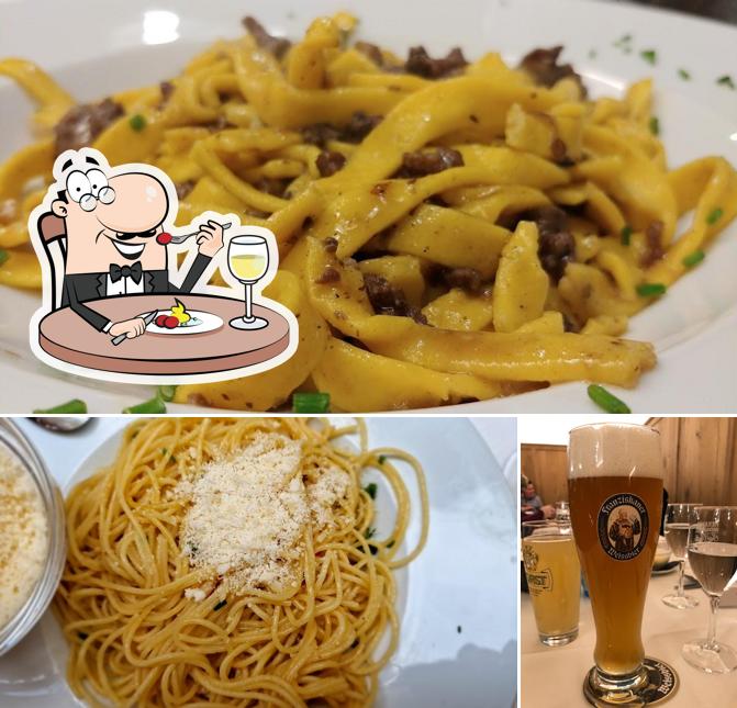 La cibo e birra del ristorante