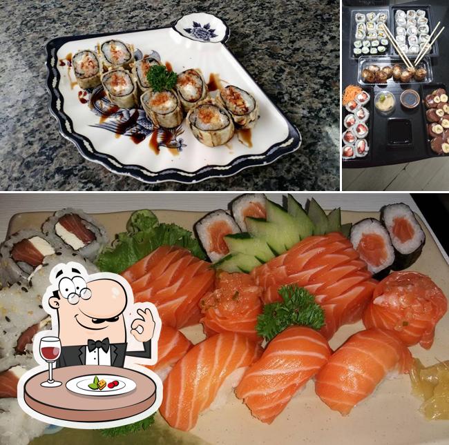 Comida em Heiden Sushi