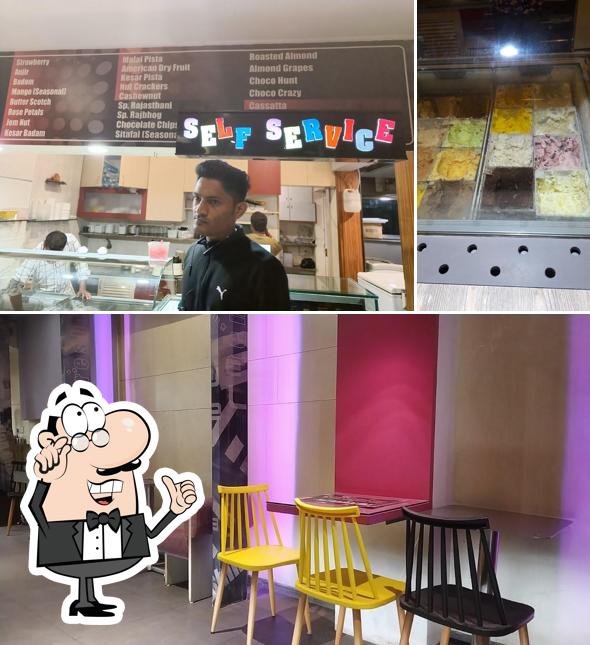 Check out how Patel Ice Cream looks inside