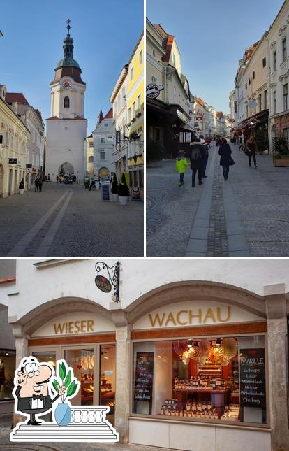 Las fotografías de exterior y comida en Wieser Wachau Café & Shop in Krems