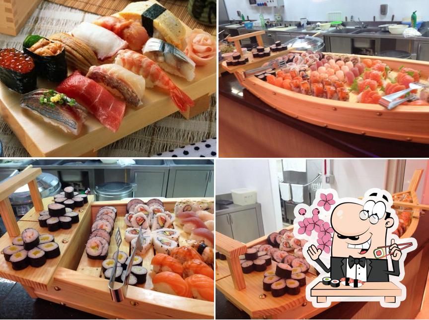 Scegli le varie opzioni di sushi