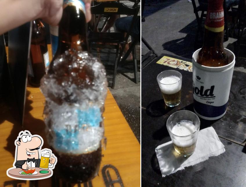 Você pode tomar um copo de cerveja leve ou escura