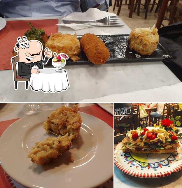 Pizzeria Carmnella dal 1892 serve un'ampia selezione di dessert