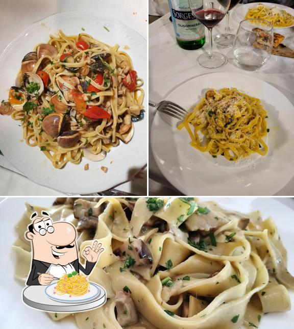 Spaghetti alla carbonara al Ristorante Pizzeria "Al Monterosso"