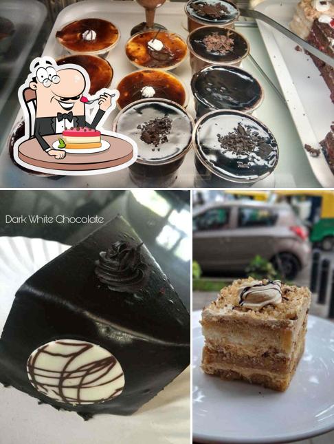Sweet Chariot Cafe serves a range of sweet dishes