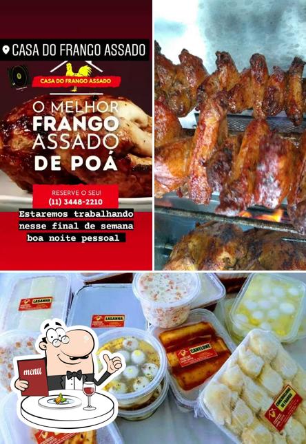 Comida em Casa Do Frango Assado Poá