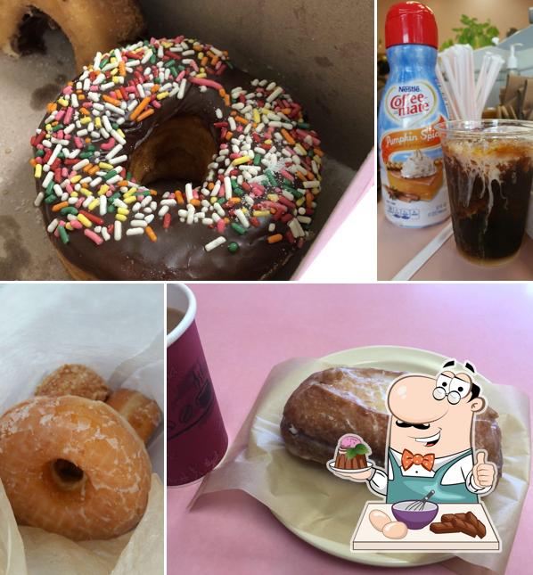 Donut King provides a variety of sweet dishes