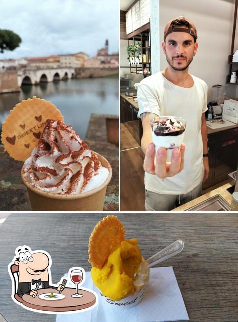Gelato al Gelateria Sweet Line Rimini
