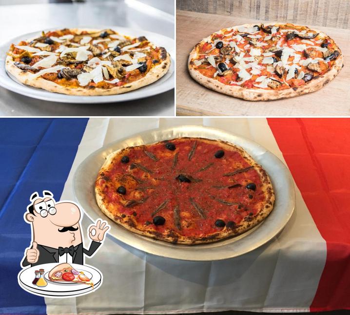 En Les 2 Frangins, puedes probar una pizza
