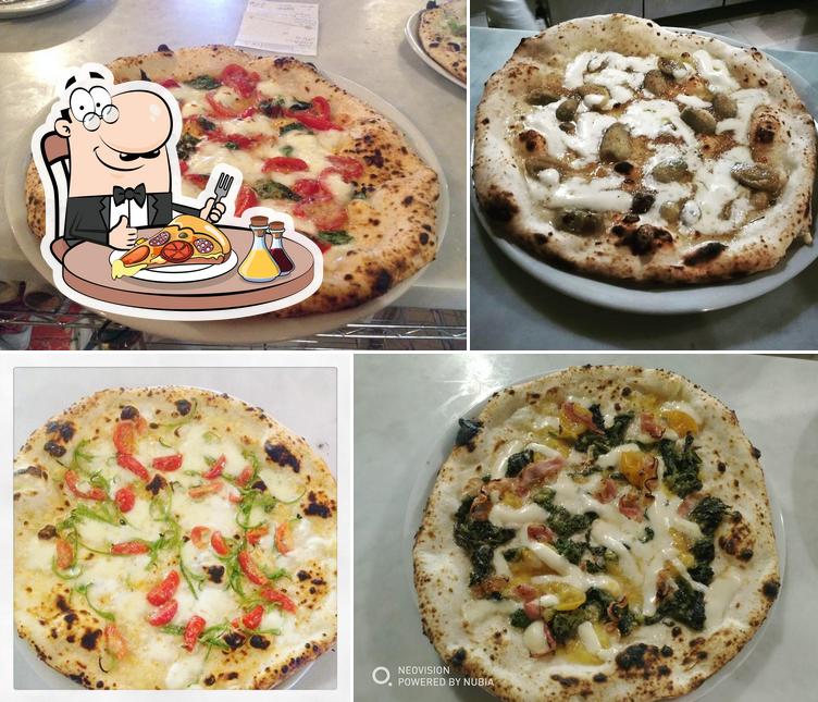 A Pizzeria Radici, vous pouvez prendre des pizzas