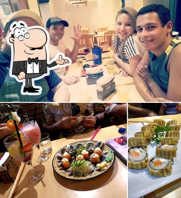 O interior do 99 Sushi Bar