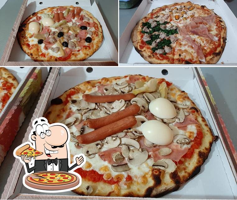 A Giulio Pizzeria, puoi goderti una bella pizza